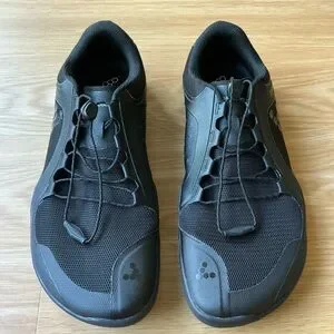 Scarpe Trail Running Uomo Vivobarefoot Primus Trail FG – Tomaia In Mesh, Suola Pro5 (Carbonio/Charcoal, Taglia 44 EU)